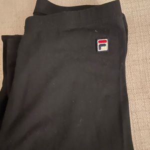 Fila women’s black leggings women’s size small